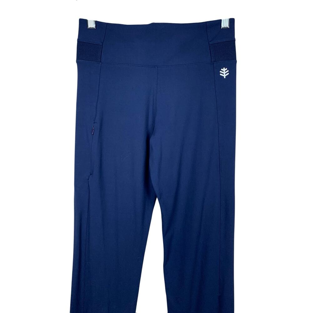 Coolibar Azora Straight Leg Active Pants Blue UPF50+ Sun Protection Women's S - Picture 2 of 7